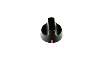 Big 60 Black Plastic Control Knob